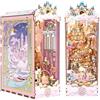 Tonecheer Book Nook Kit puzzle in legno 3D Booknooks fai da te modellini per adu