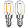 Akynite T22 LED E14 2W Luce Calda 2700K per Frigorifero, 200LM, 230V, non dimmer