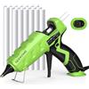 SEEKONE Pistola Colla a Caldo 60W/100W, Pistola Incollatrice Mini ℃, Pistola per