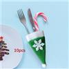 10 Mini Cappellini Natalizi per Portaposate, Astucci Portaposate, Tappi per