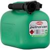 Carplan Tanica Benzina 5 Litri Verde Omologata per Benzina Senza Piombo con Beccuccio