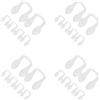 4 Pack Protezione Per Il Naso Occhiali Nasello in Silicone Plug-in
