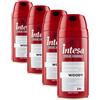 Intesa POUR HOMME | Deodorant Parfumé Woody 24h, 150mL (Confezione da 4)