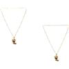 2 Pack Collana Da Calcio in Acciaio Inossidabile Regalo Per Di