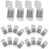 2 Pack Gancio Per Clip in Elementi Di Fissaggio Acciaio Inossidabile