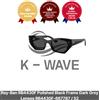 Ray-Ban RB4430F montatura nero lucido lenti grigio scuro RB4430F-667787 / 52