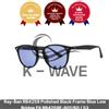 Ray-Ban RB4259 montatura nera lucida blu ponte basso adatta RB4259F-601/80 / 53