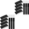 20 PC Ties cravatte da sci gancio e cinturini per loop proteggono i di