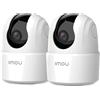 Imou Telecamera Wi-Fi Interno 3MP, 2K, Sorveglianza, Panoramica, Sirena