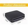 Lettore CD Esterno Auto Portatile Leggero 15,8x4,9x17,2 CM Nero ABS