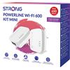 ‎Strong STRONG POWERLWF600DUOMINI POWERLINE 600 piccolo e compatto kit 2 Adattatori Powe