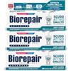 Biorepair, Dentifricio Advanced Scudo Attivo Smalto, 3 x 75ml | Anti-Carie, Con MicroRepair, Lattoferrina e Zinco PCA, Senza Fluoro