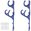 Ganci per piscina in plastica da 2 10,5 x 3,5 x 29,5 cm con set d