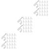 3 Pack Clip Per Cavi Da Esterno Ethernet Fascette Metallici Graffa Del Cavo