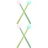 2 PCS Agitatori Per Tè Al Latte Bastoncini Mescolare Bacchette Agitare