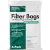 Kirby 204814 Micron Magic HEPA Filter Plus Sacchetti, Polipropilene, Bianco, 4 UK