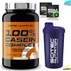 SCITEC NUTRITION 100% Casein Complex 920 g + Shaker Proteine Whey Caseine + Bcaa