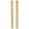 Breil Orecchini Breil Roll Up TJ3807 Earrings a Lobo Acciaio Dorato Pendenti Donna