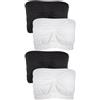 4 PC Lady Strapless Bra Sexy Bra Wintwear Women Witness Sports Catch Wrap for