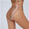 Brand New Biancheria intima donna look bagnato solido muta muta mutandine donna biancheria