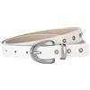Cintura donna minimalista in PU larghezza sottile 2,3 cm per gon