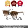 Ray-Ban Occhiali da sole geometrici Ray-Ban RB4306 - montatura beige con lenti sfumat...