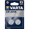 BATTERIA VARTA CR2016 LITHIUM DA 3V CONF. 2 PZ CR2016X2