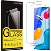 Coiwxmoi 2 Pezzi Vetro Temperato per Xiaomi Redmi Note 11/Note 11S, Pellicola Pr