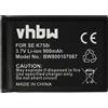 vhbw Batteria per Sony-Ericsson Z525i Z520a Z525a Z520c Z300a Z520 Z520i 900mAh 3,7V