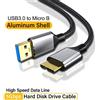 Cavo USB 3.0 Tipo A a Micro B 5Gbps per Hard Disk Esterno HDD Samsung/Toshiba