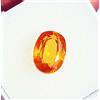 Gemma Sciolta Di Zaffiro Arancione Naturale 4.00 Ct Certificata GGL