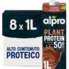 Alpro PROTEIN 50g Bevanda alla SOIA al gusto CIOCCOLATO Naturalmente Senza Lattosio