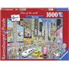 Ravensburger puzzel Fleroux New York - Legpuzzel - 1000 stukjes, Nieuwe versie