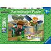 Ravensburger - Puzzle Minecraft, Puzzle 200 pezzi XXL, Puzzle Bambini 8 Anni, 58