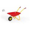 Carriola Bambini Giocattolo Metallo Plastica Esterno Giardino Rossa Gialla 2,5 A