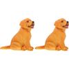 2 Count Figurine Cucciolotti Giocattolo Per Cuccioli Statuina Di Cane