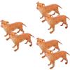 3 Pieces Figurina Di Cane Pupazzo Per Cani Piccolo Giocattolo Cuccioli