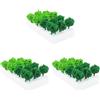 3 Boxes Piante Artificiali Gruppo Di Vegetazione in Miniatura Paesaggio