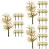 3 PCS Mini Albero Alberi Miniatura Decorazioni Per Artificiali Finto