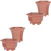 2 PCS Vaso Da Fiori Giardino Vasi Terracotta Piccoli Bonsai Ceramica