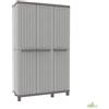 ARMADIO TERRY RESINA TORTORA 3 ANTE ESTERNO 102X39X170H TUTTOPIANI PORTASCOPE