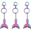 3 Pieces Accessori Sirena Bambina Ciondolo Portachiavi Da Borsetta