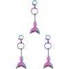 3 Pieces Accessori Sirena Bambina Decorazione Portachiavi Ciondolo Per Borsetta