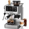 AIRMSEN 20 Bar Macchina per Caffè Espresso con Macinacaffè e Montalatte Programmable