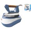 Melchioni PRATICA Ferro da stiro con caldaia 800 W 0,5 L Blu, Bianco