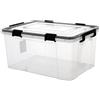 Scatola di Plastica con Coperchio Grande Contenitore in Plastica con Ruote