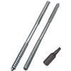 SKIR'CO (5 pezzi) Bulloni di fissaggio M6 x 140 mm, viti con tassello filettato