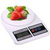 Bilancia Digitale da Cucina Elettronica Tara 1g a 10kg Bianca Display LCD