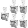5 Pack Timbro Datario Timbratore Di Portatile Timbri Numerici in Gomma