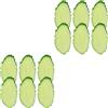 2 Count Fette Di Cetriolo Artificiali Cetrioli Arredamento Vegetale
